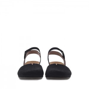 Black Dansko Ankle Rowan Memory Foam Women's Sandals | USZXCH-239