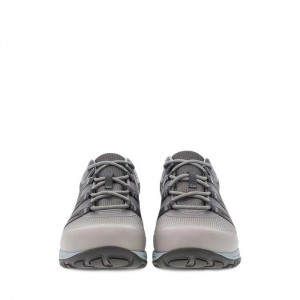 Grey Dansko Walking Portland Leather Women's Sneakers | LWOQZC-743