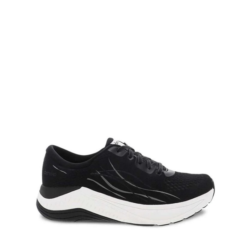 Black Dansko Athletic Livorno Textile Women's Sneakers | NRXMWQ-591