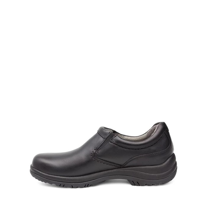 Black Dansko Low Tops Wynn Synthetic Men's Clogs | WMNLID-790