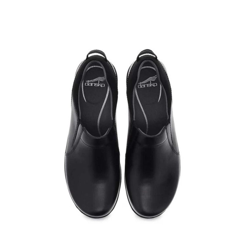 Black Dansko Work Neci Leather Women's Shoes | RSHCMW-602