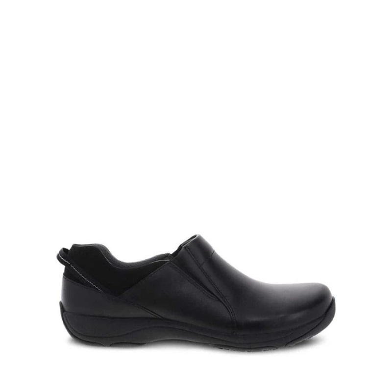 Black Dansko Work Neci Leather Women's Shoes | RSHCMW-602