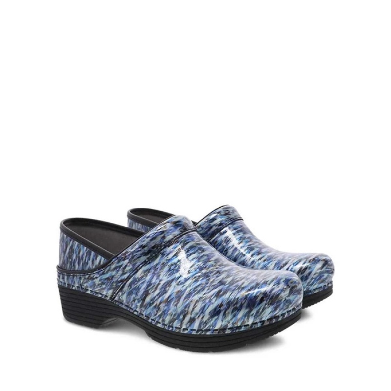 Blue Dansko Casual Professional Exclusives Women's Clogs | FOECHS-105