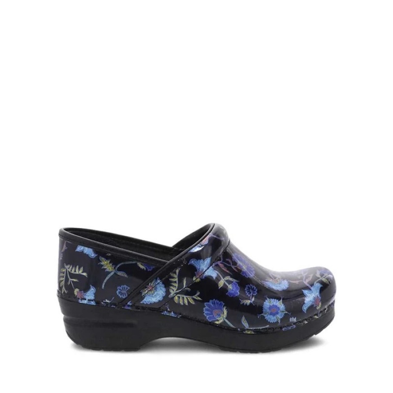 Blue Dansko Walking Stapled Clog Leather Women's Clogs | ZTGDHU-032