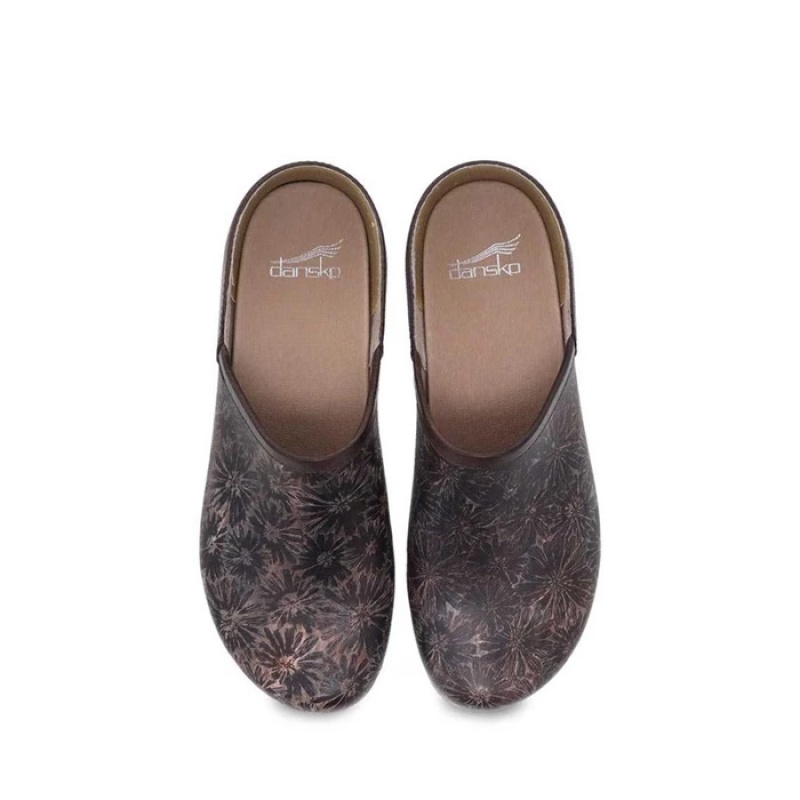 Brown Dansko Low Tops Brenna Memory Foam Women's Clogs | CLWPKA-456