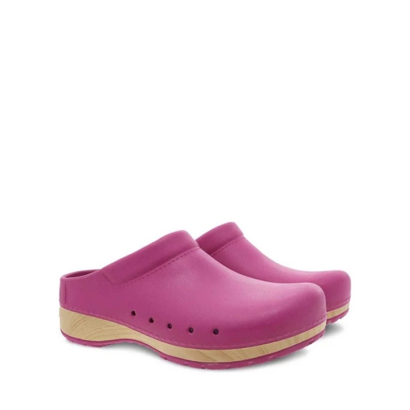 Fuchsia Dansko Comfort Kenton Women's Shoes | OQCEGH-089