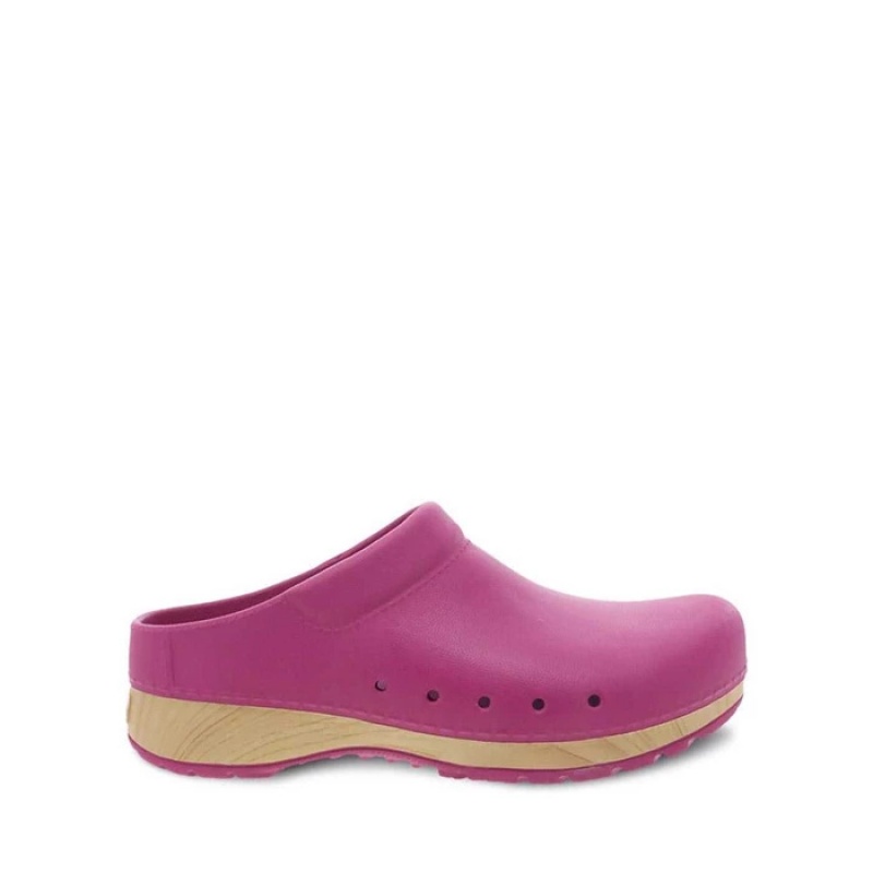 Fuchsia Dansko Comfort Kenton Women's Shoes | OQCEGH-089