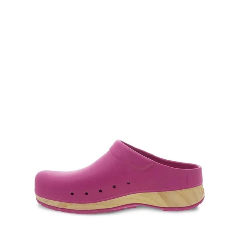 Fuchsia Dansko Comfort Kenton Women's Shoes | OQCEGH-089