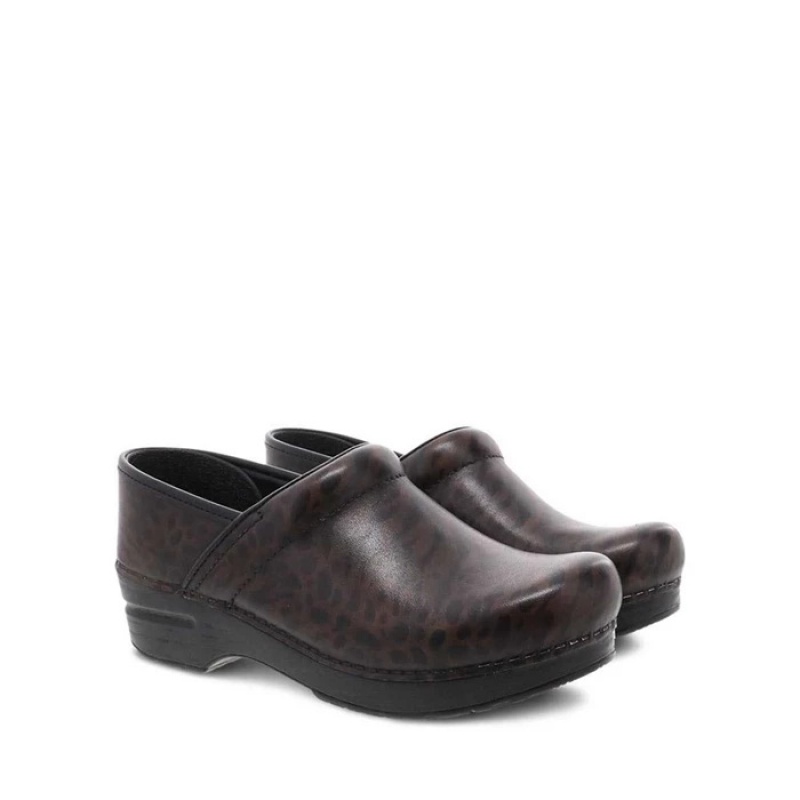 Grey Dansko Casual Professional Leather Women's Clogs | XAELWR-208