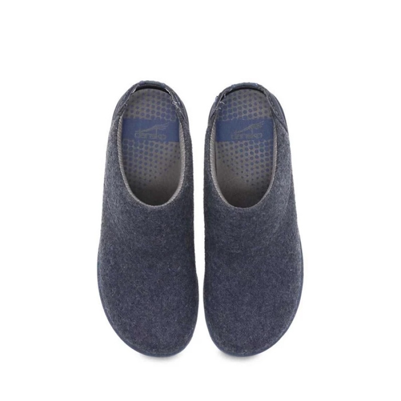 Grey Dansko Slip On Lucie Wool Women's Shoes | ESCPTU-958