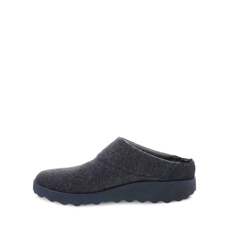 Grey Dansko Slip On Lucie Wool Women's Shoes | ESCPTU-958