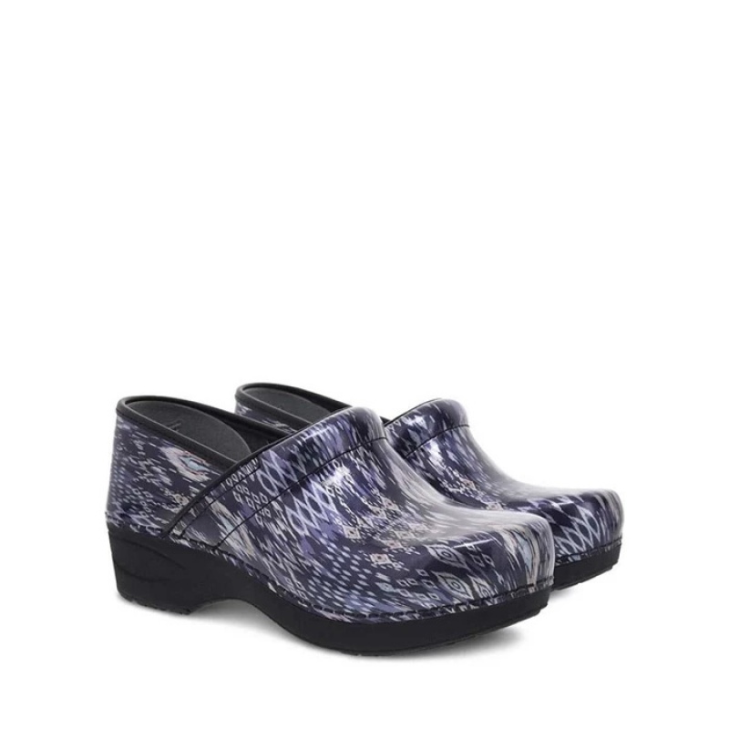 Navy Dansko Slip On Xp 2.0 Memory Foam Women's Clogs | BAXDCE-592