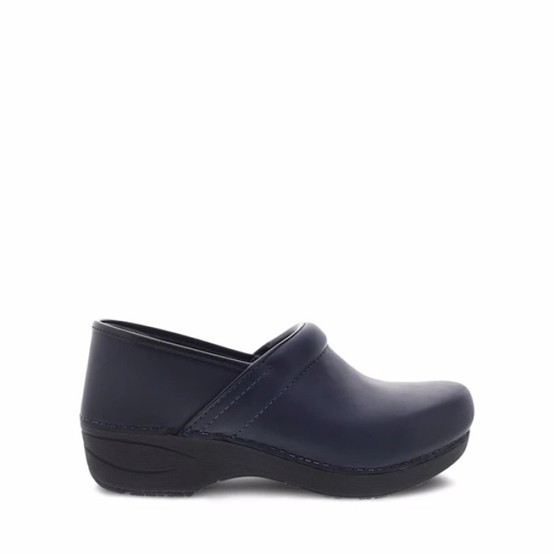 Navy Dansko Waterproof Xp 2.0 Leather Women's Clogs | RUYQDE-472