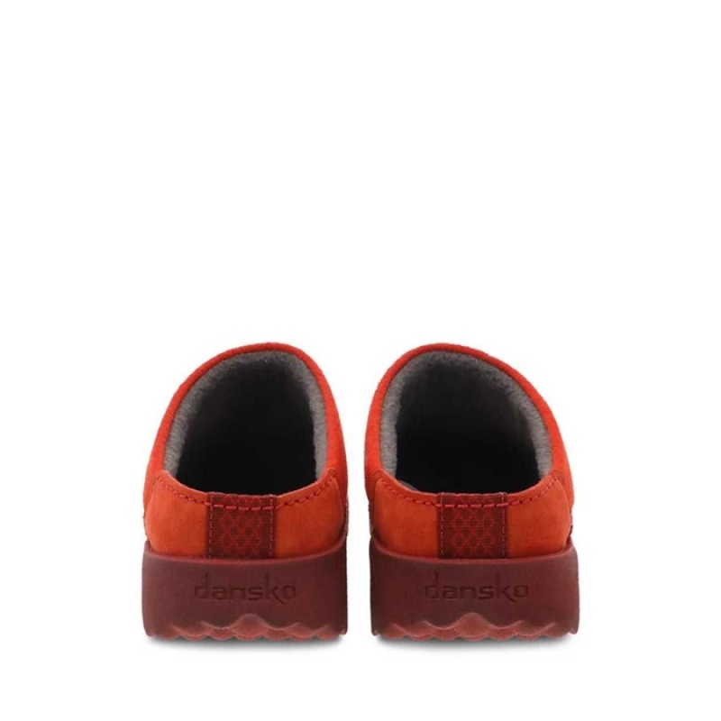 Orange Dansko Low Tops Lakewood Wool Women's Shoes | TNEDRS-374